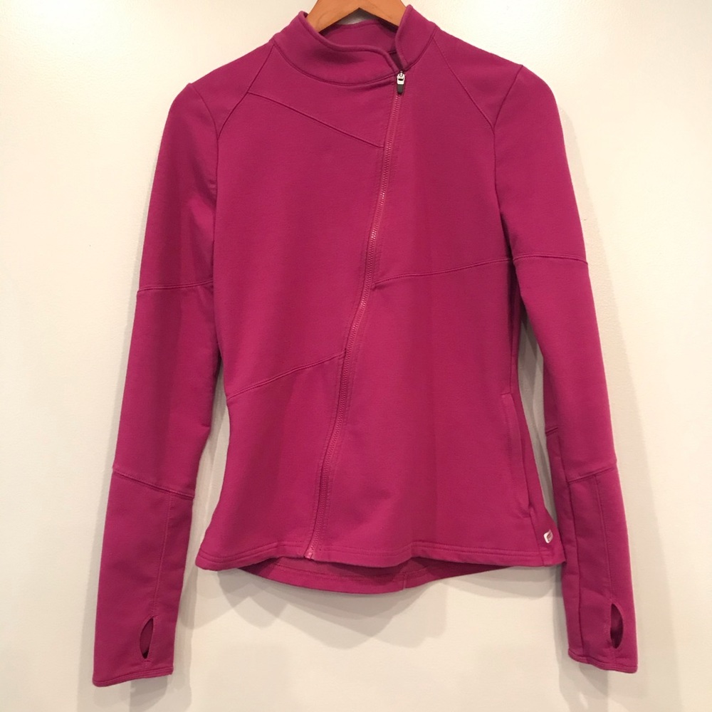 Fabletics Asymmetrical Full Zip Davis Jacket S - image 2